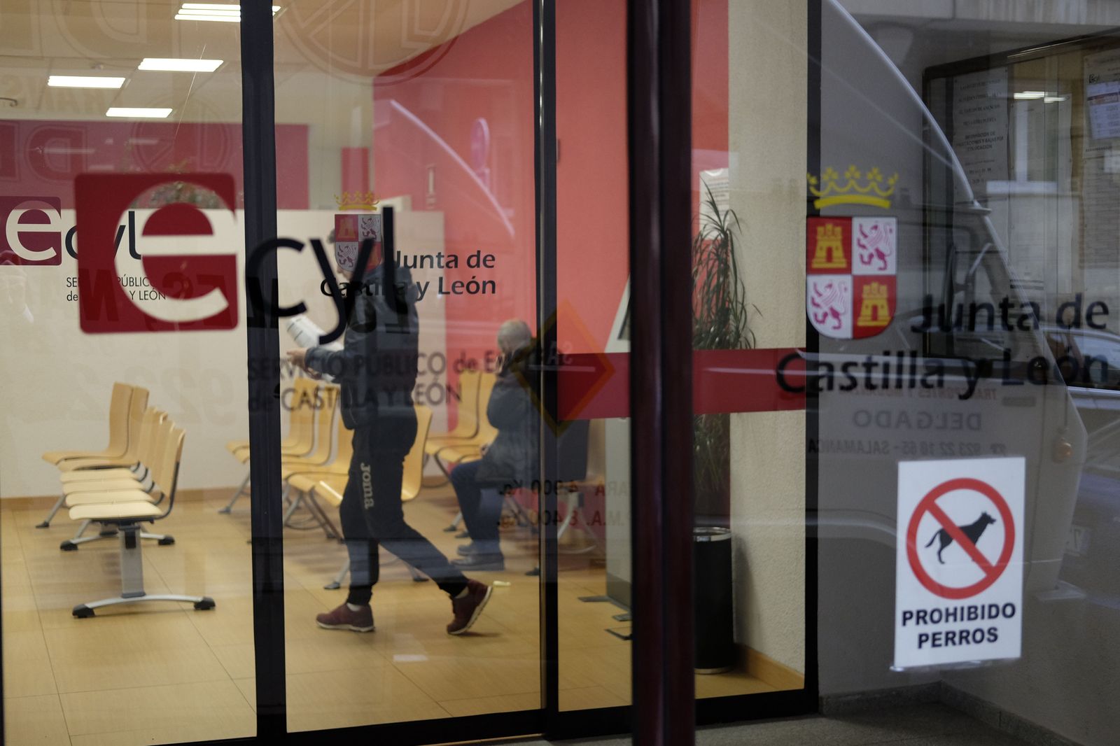 Paro Inem Ecyl Desempleo prestación. Foto de archivo