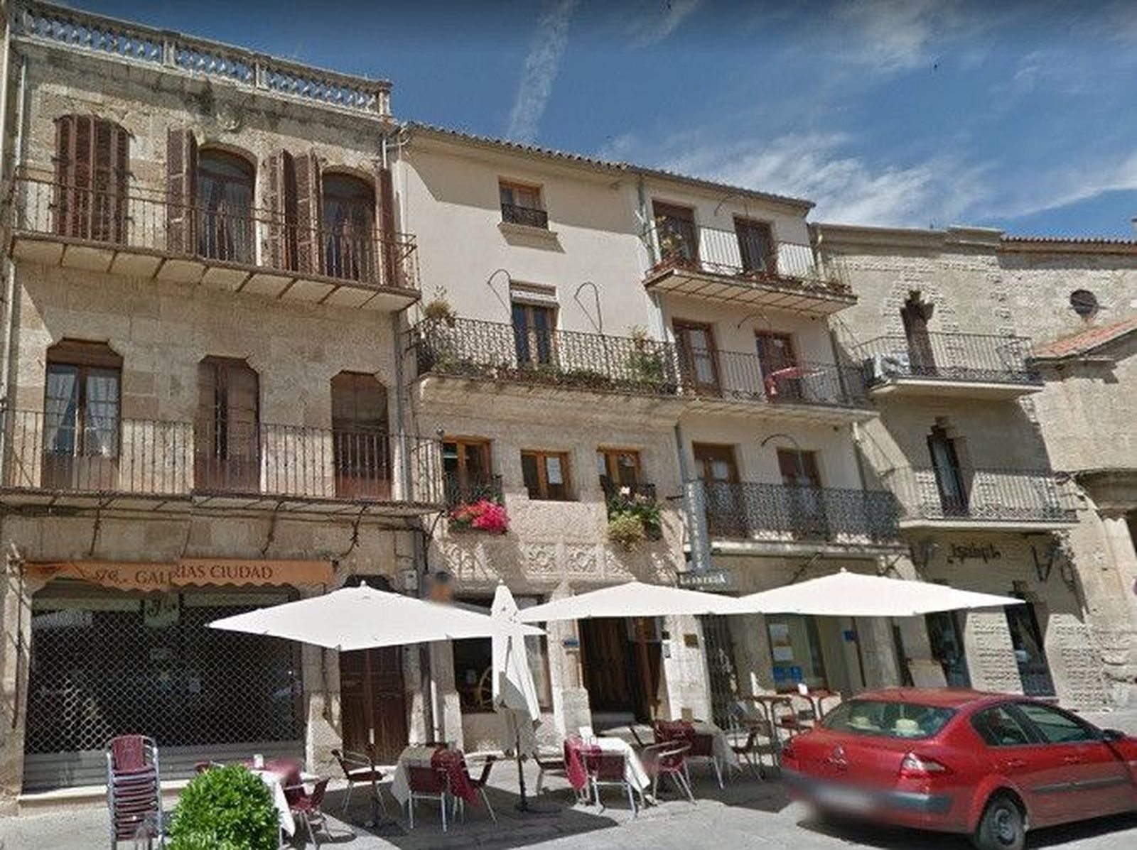 Plaza Mayor Ciudad Rodrigo. Foto de archivo