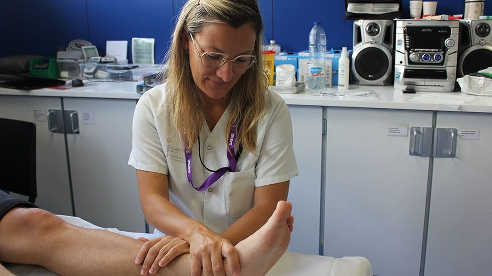 Enfermera trabajando en Atención Primaria