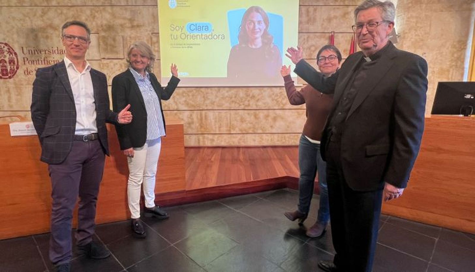 Presentación de la nueva asistente virtual inteligente de la UPSA