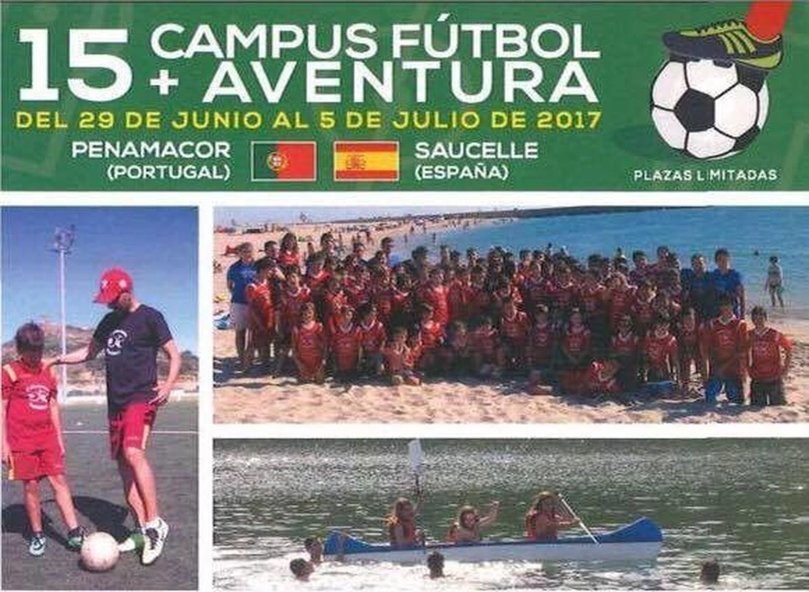 Abierto el plazo de inscripción para el campus 'Fútbol Más Aventura'