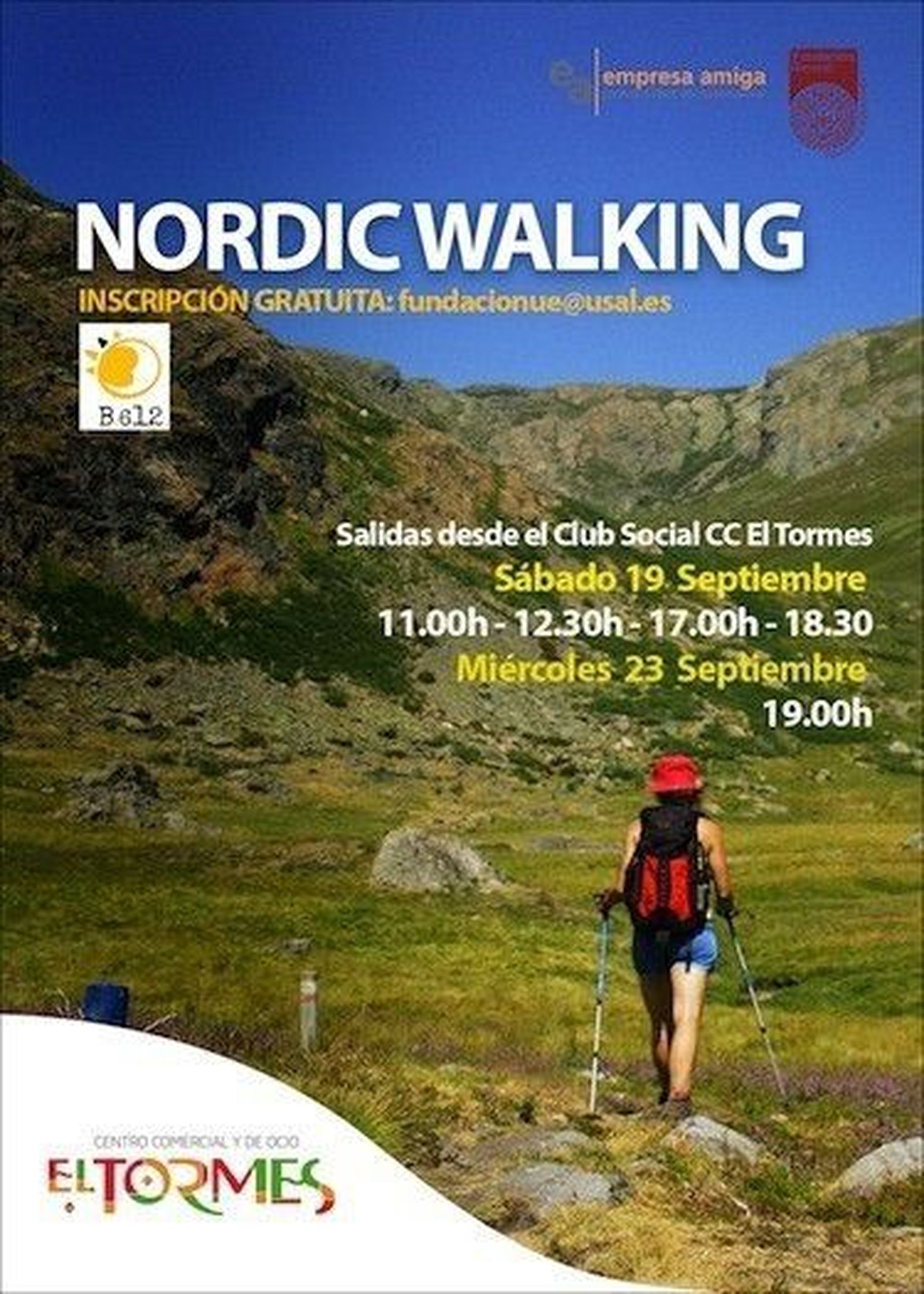 El Tormes se suma este sábado la práctica del 'Nordic-Walking'