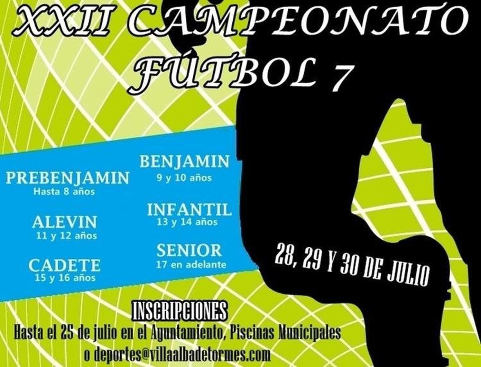 Últimos días de inscripción en el Campeonato de Fútbol 7 en Alba de Tormes