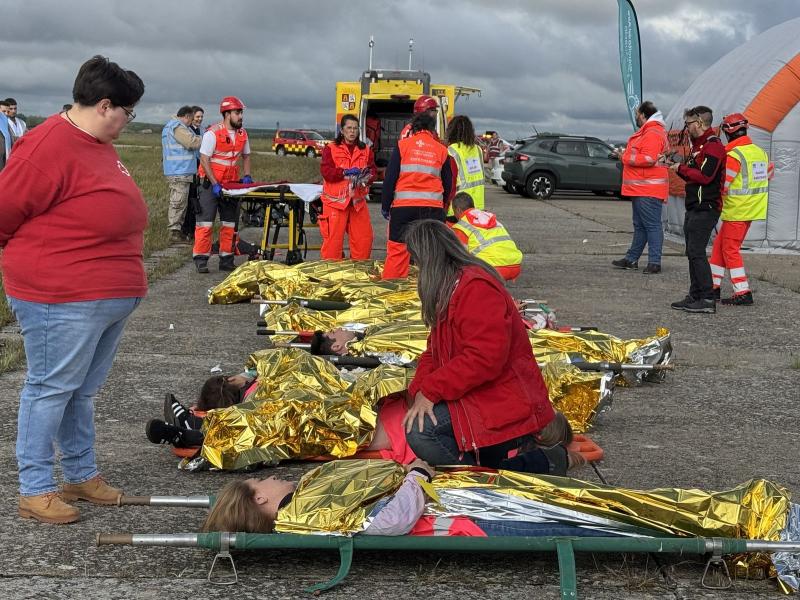Simulacro de accidente aéreo denominado VEGA 25
