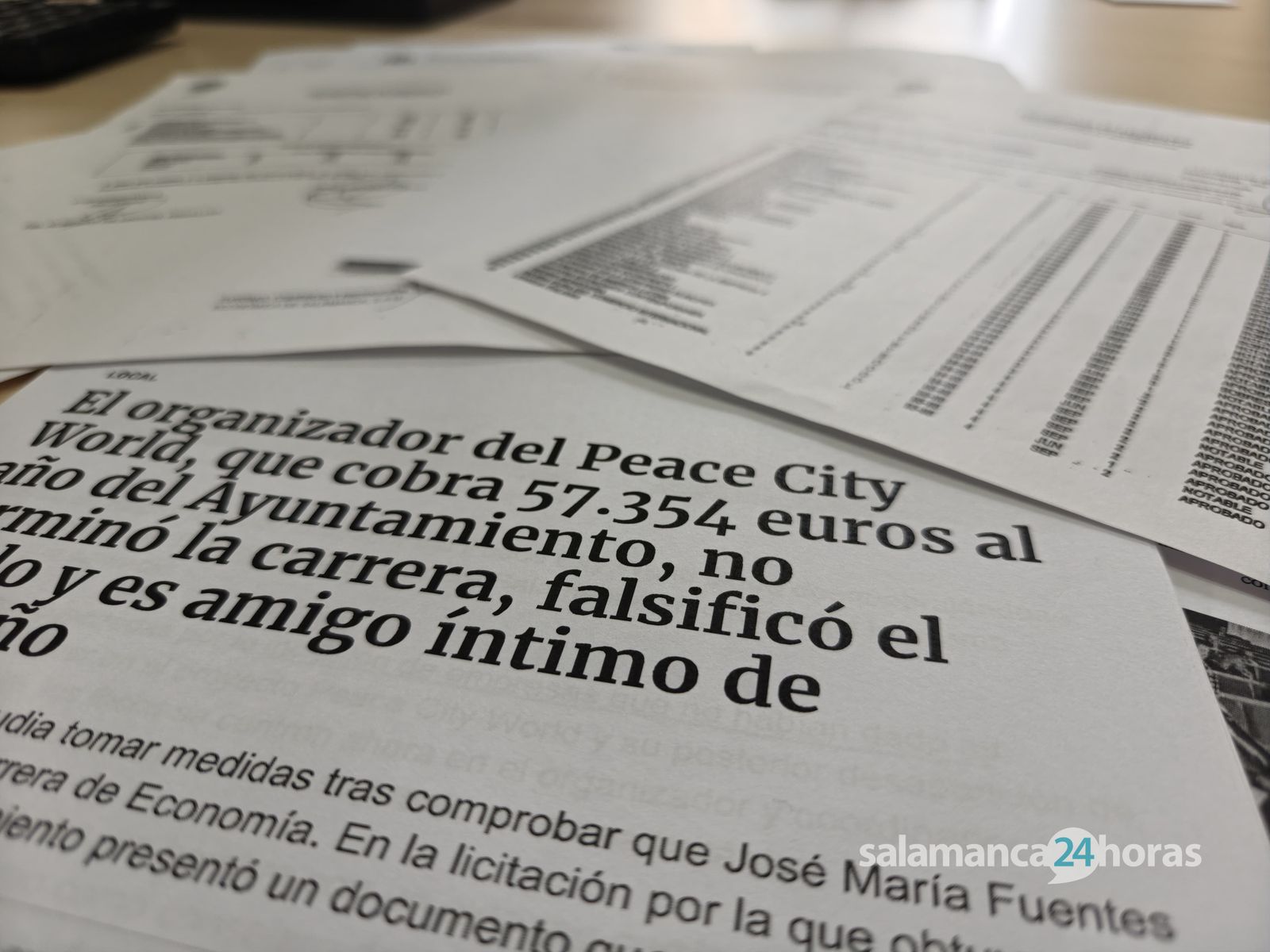 Documentos del Peace City World. S24H.