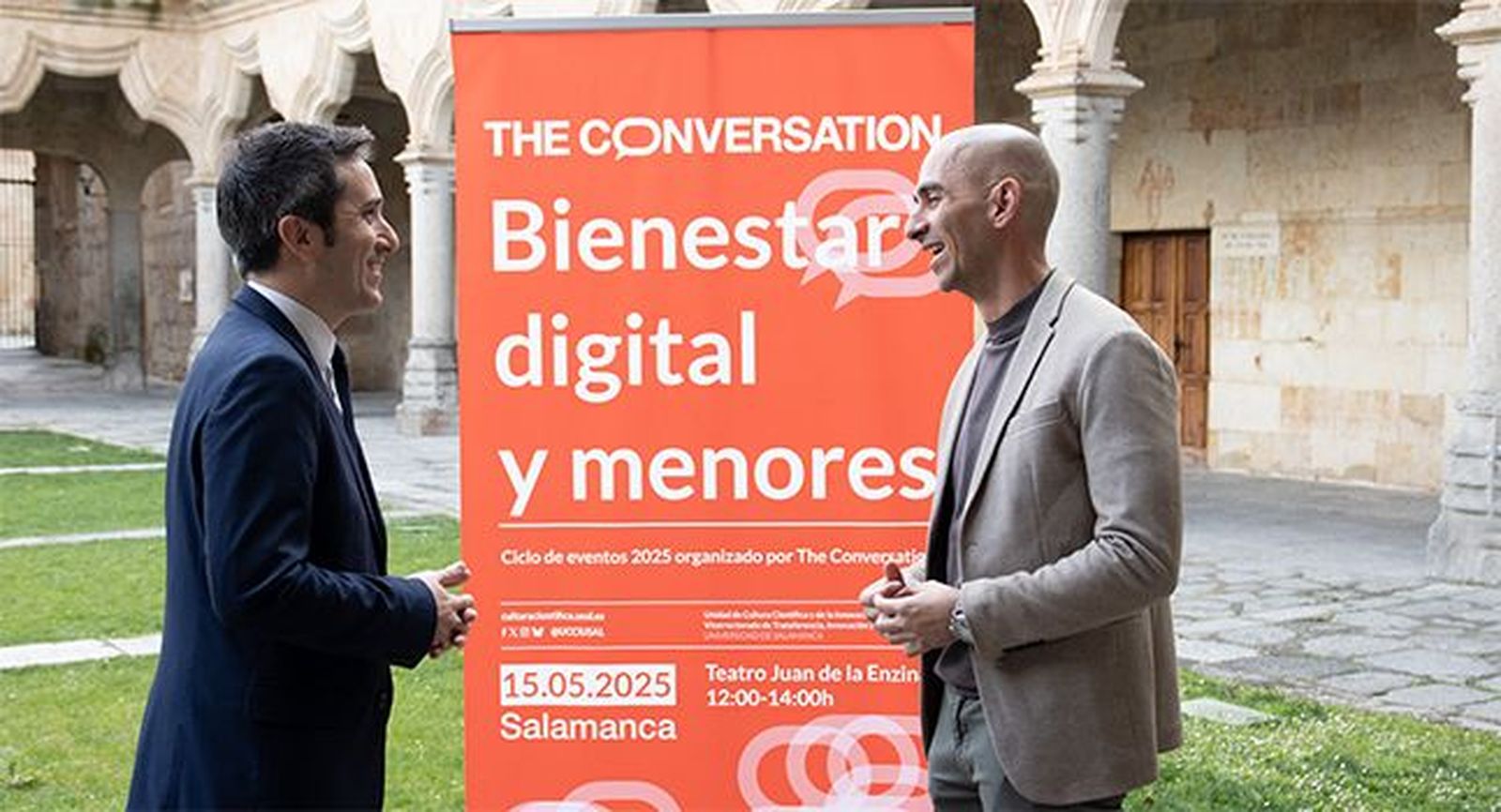 La Universidad de Salamanca acoge el ciclo “Bienestar digital y menores” de la plataforma “The Conversation”