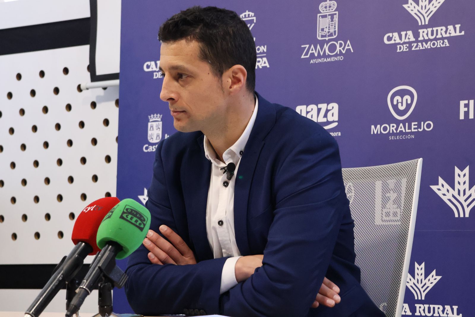 Saulo Hernández, en rueda de prensa