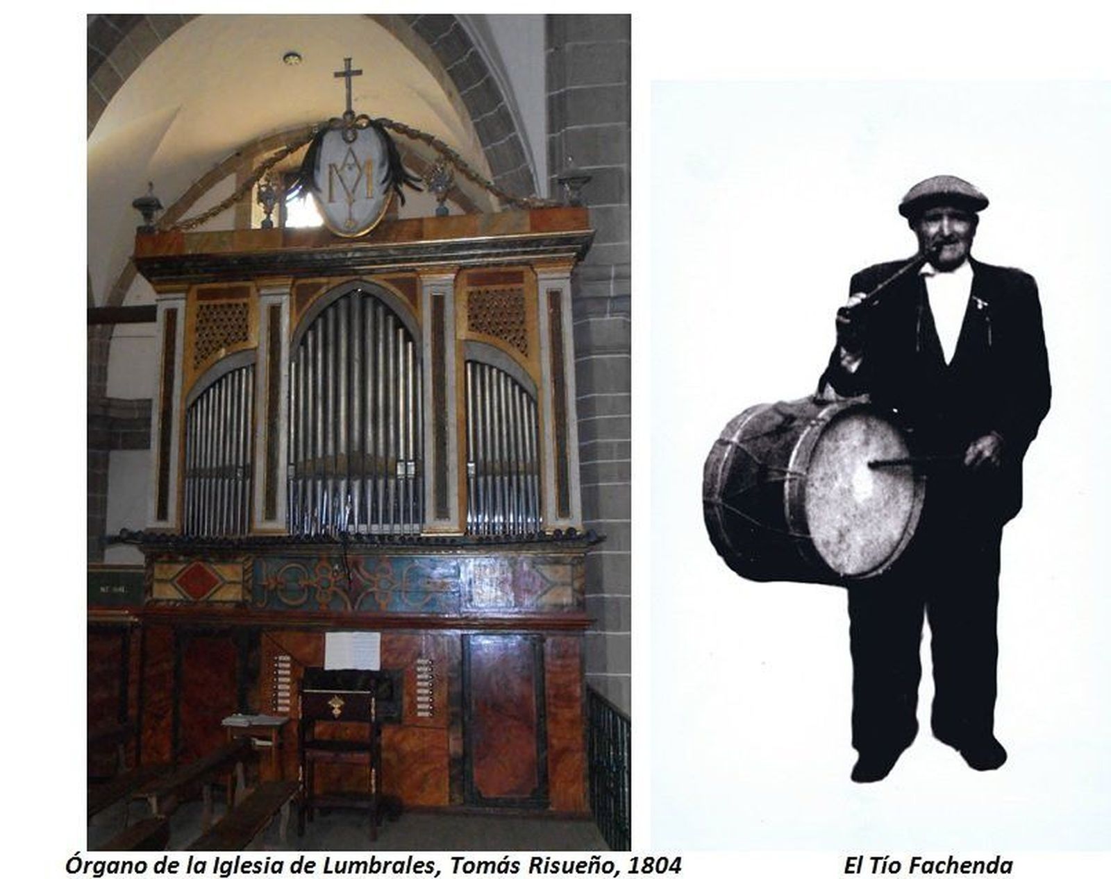 Lumbrales se rinde al órgano, la gaita y el tamboril 