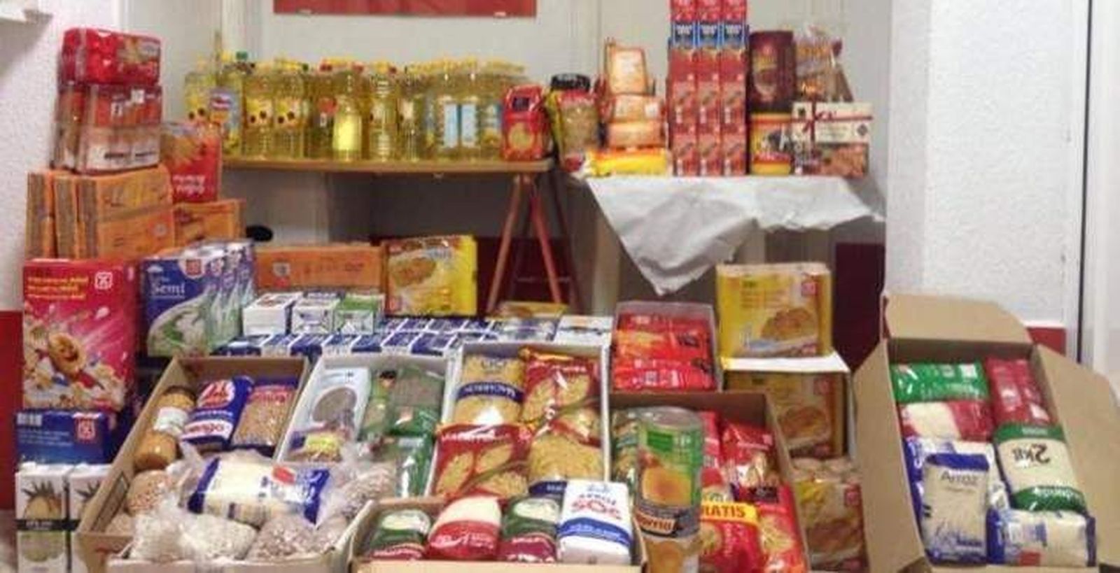 Kilos y más kilos de solidaridad