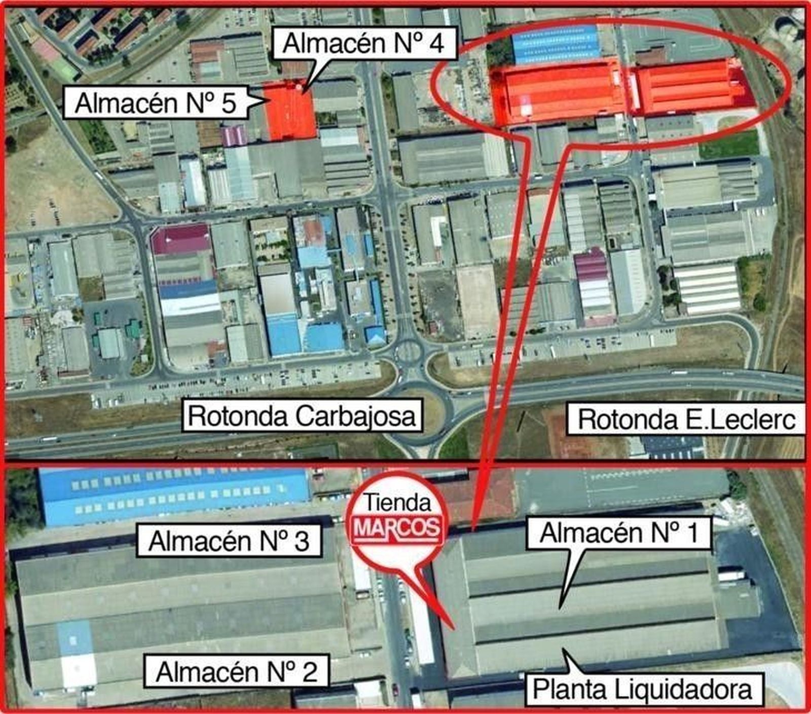 Últimos días de liquidación por cambio de almacenes en Muebles Marcos