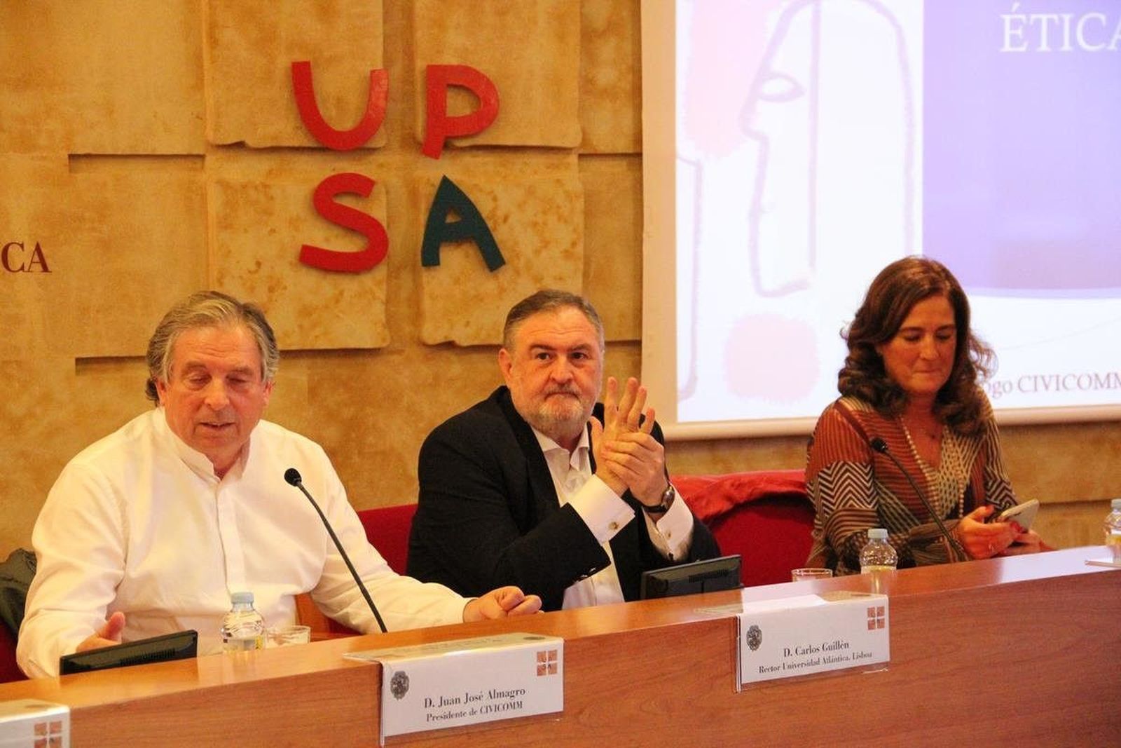 Inauguración de las sesiones del Atrio de los Gentiles en la UPSA