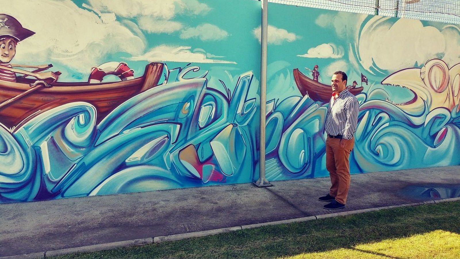 Tres nuevos murales convierten Santa Marta en un lugar visualmente más atractivo