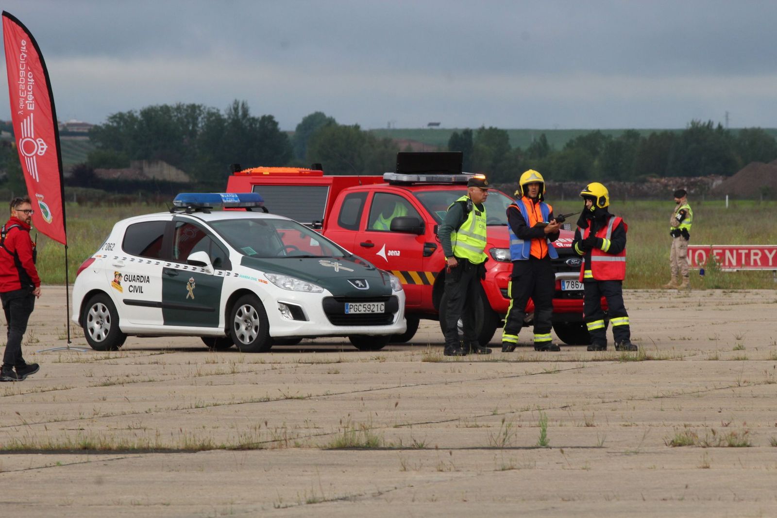 Simulacro de accidente aéreo denominado VEGA 25