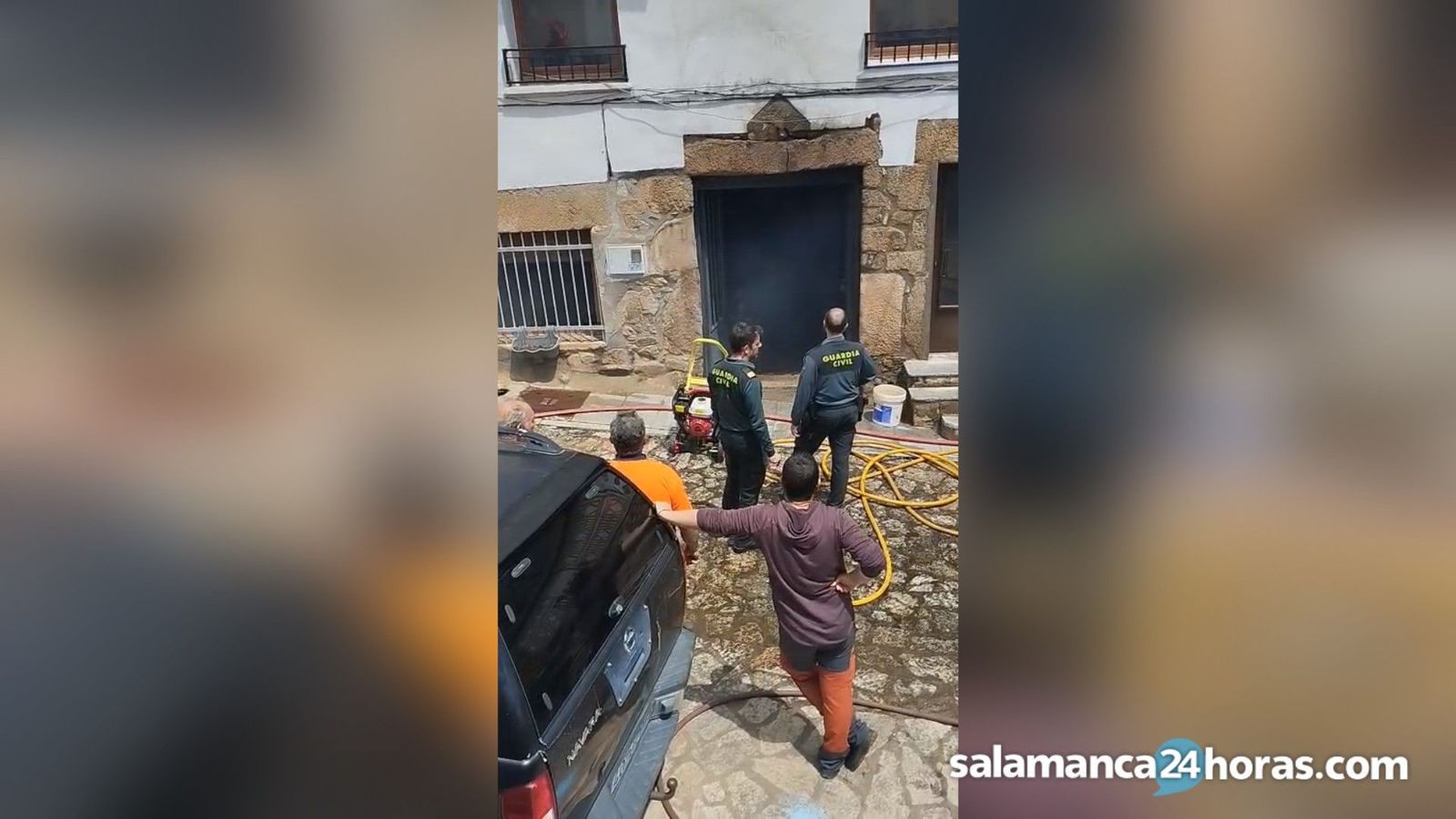Incendio en una vivienda de Villanueva del Conde