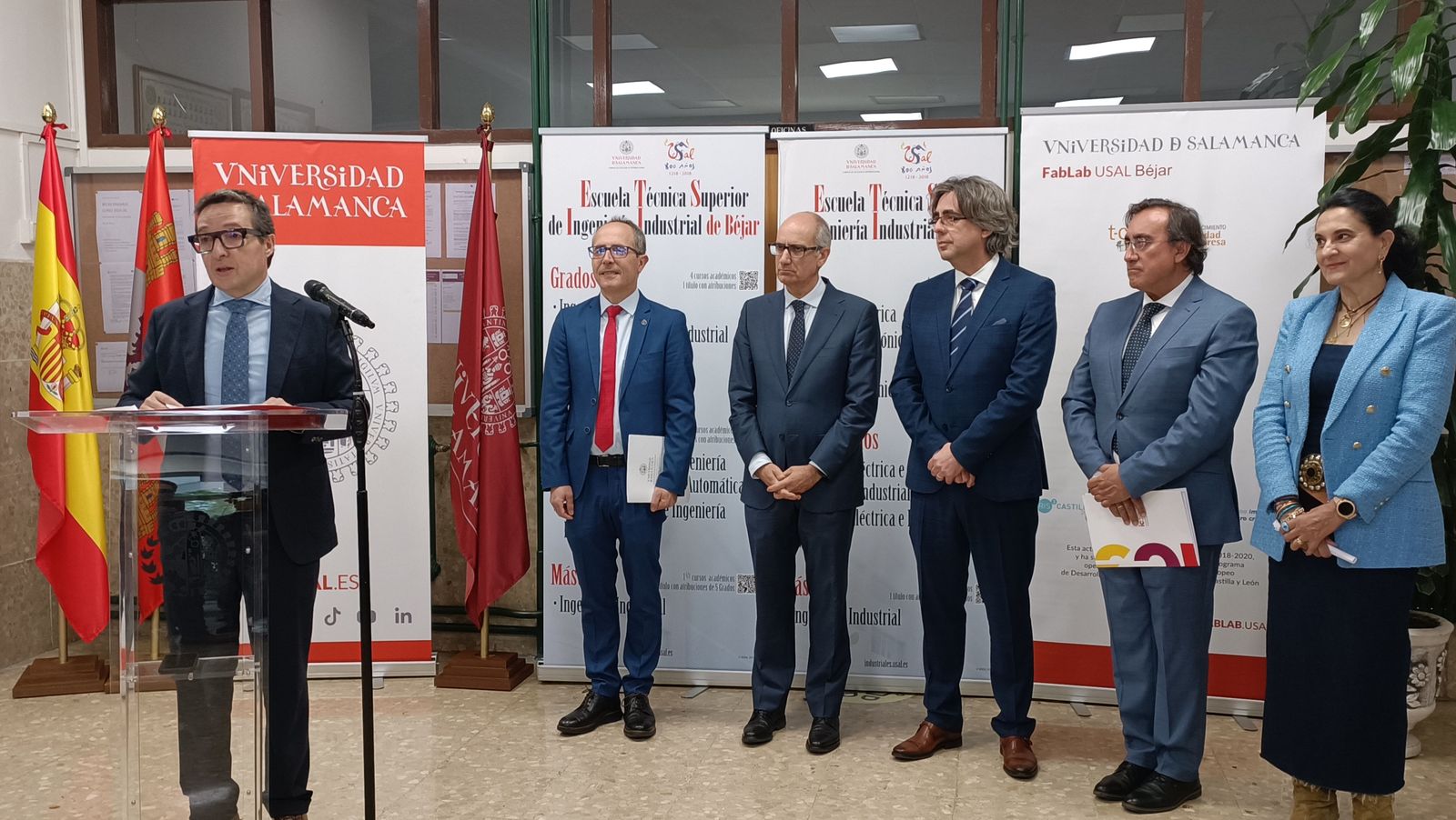"Ejemplo de colaboración entre instituciones”: la USAL inaugura en Béjar un Centro Científico, Tecnológico y Empresarial