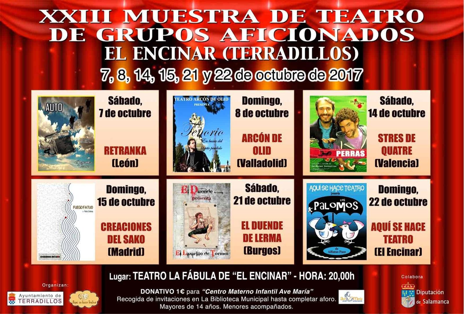 Terradillos acoge la XXIII edición de su muestra de teatro