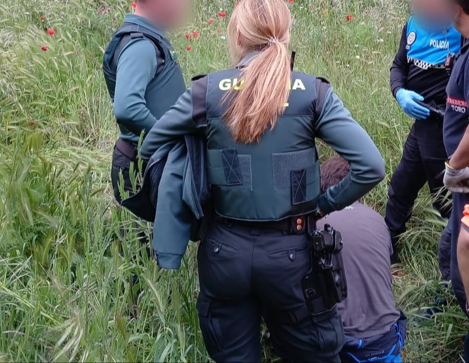 Dispositivo de búsqueda de la Guardia Civil en Toro