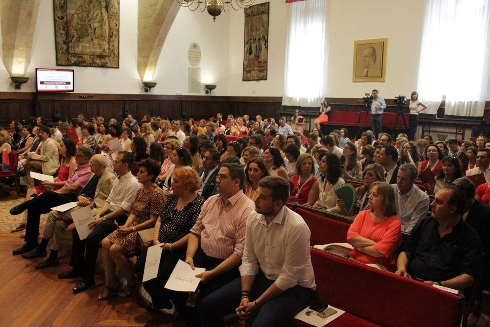El rector de la USAL y el secretario de Estado de Educación inauguran el acto de celebración del 30 aniversario del programa Erasmus+