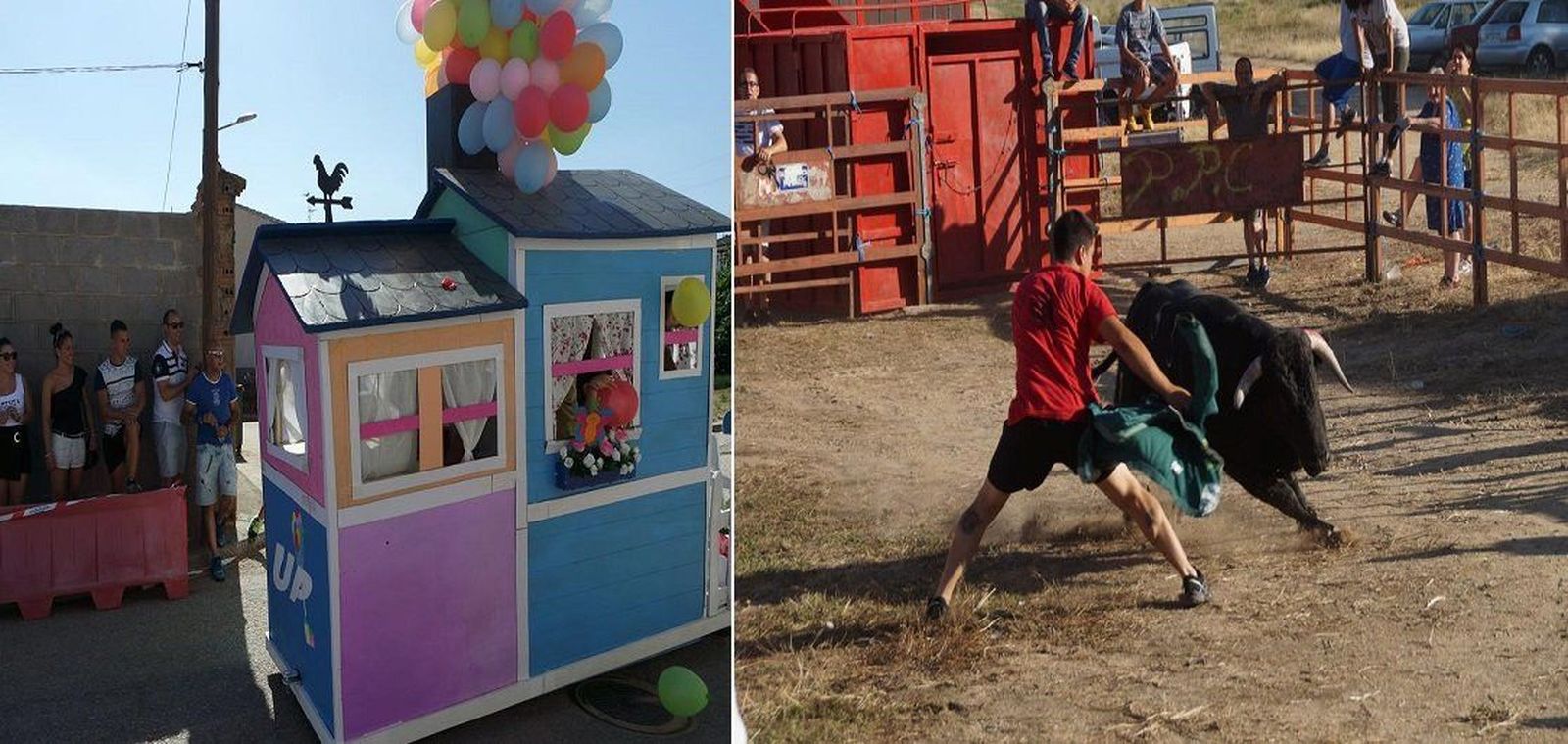 Autos Locos y Toro del Cajón, diversión y riesgo en Villoruela