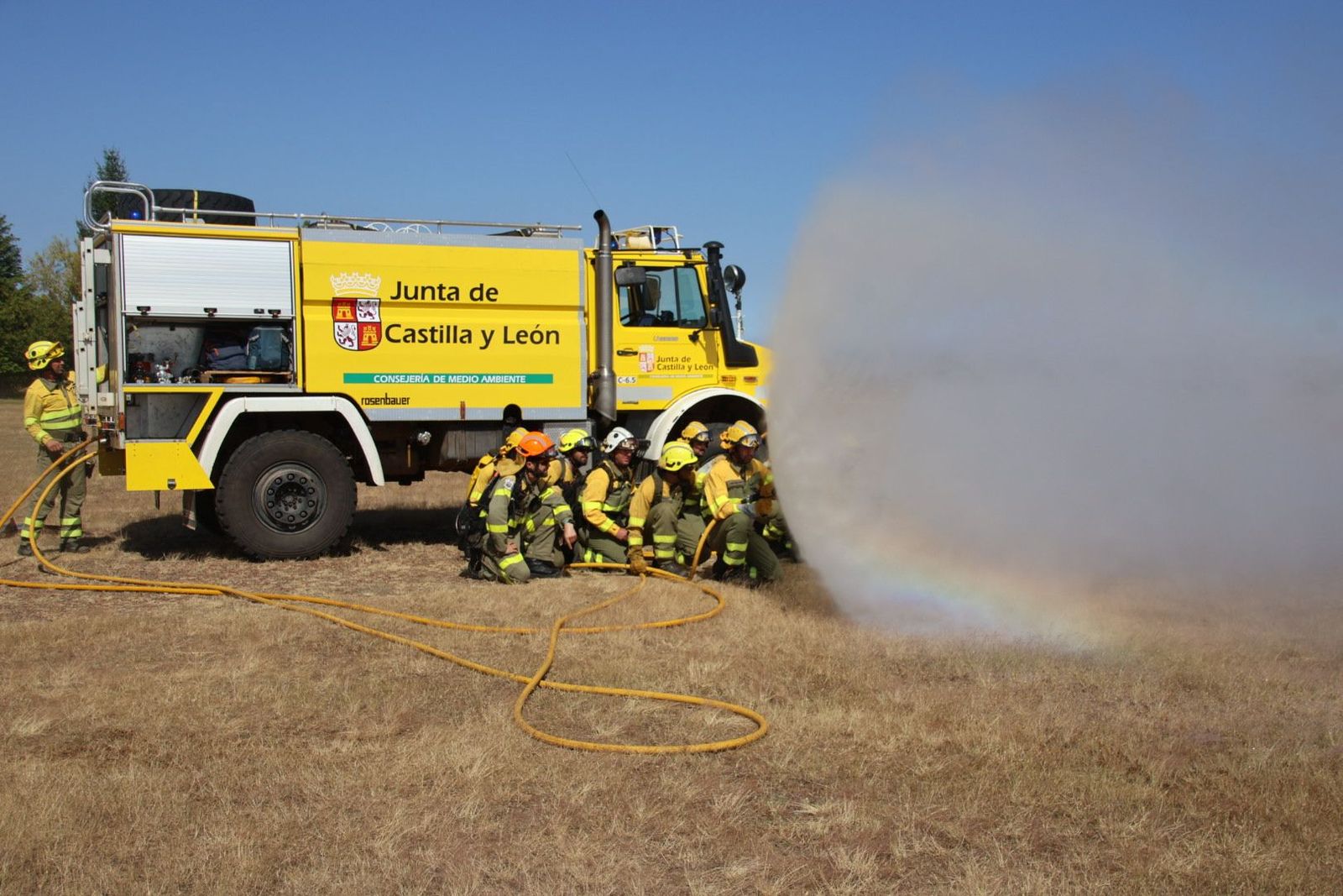 Incendios forestales, base helitransportada de El Maillo