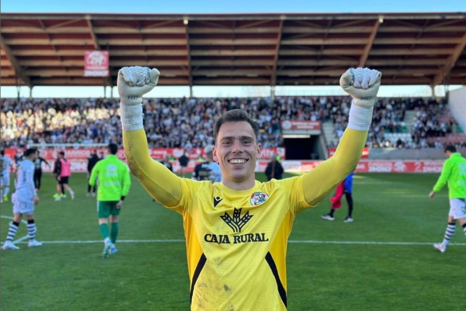 Fermín Sobrón, portero del Zamora CF. Foto: Zamora CF