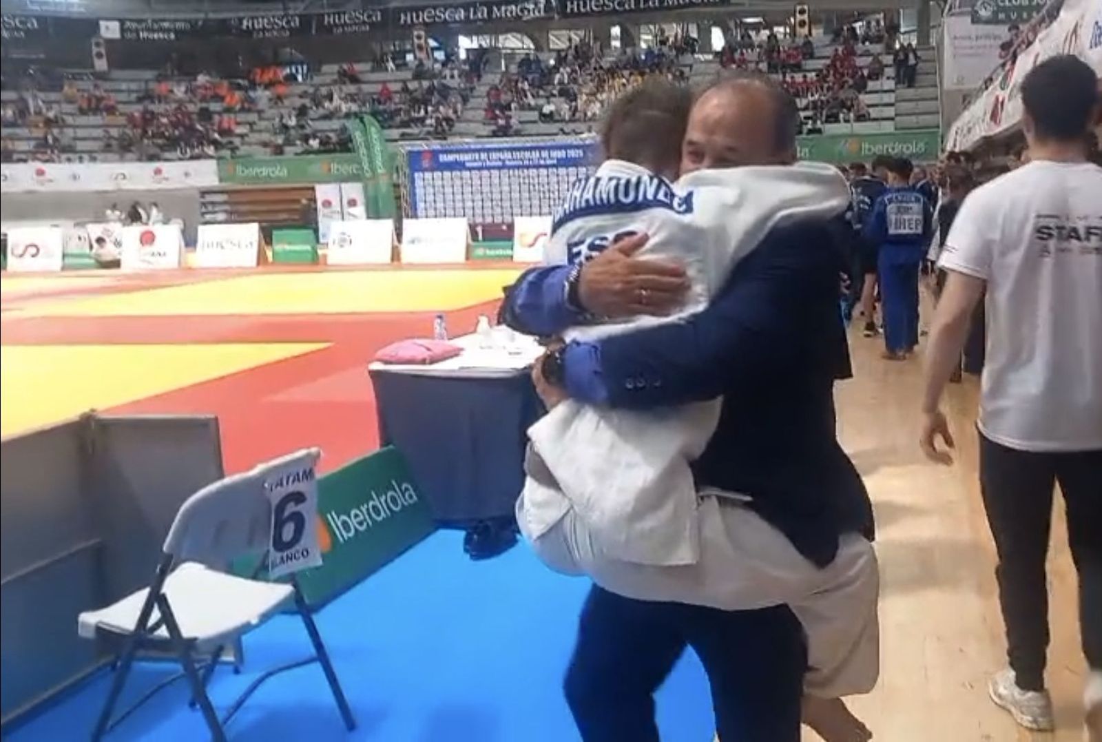 Elena Bahamonde, campeona de España de judo en categoría cadete