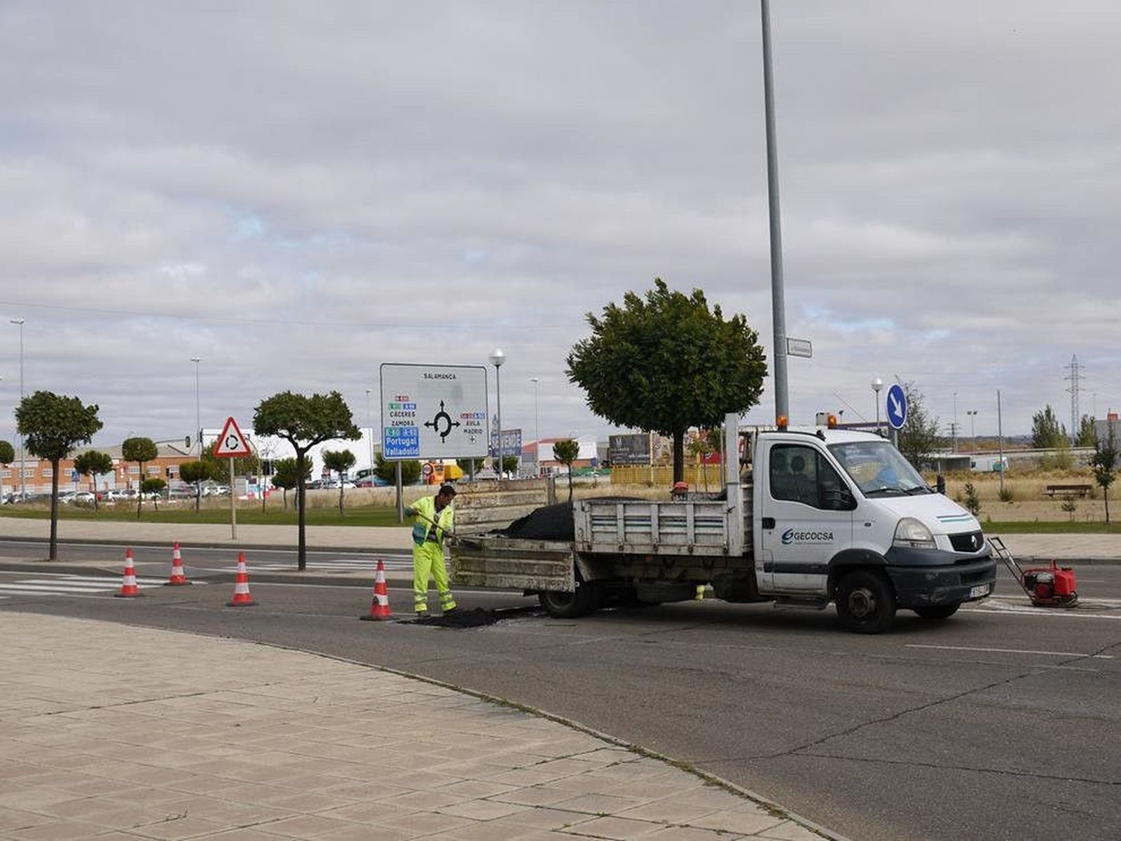 Mejoras del firme en Carbajosa