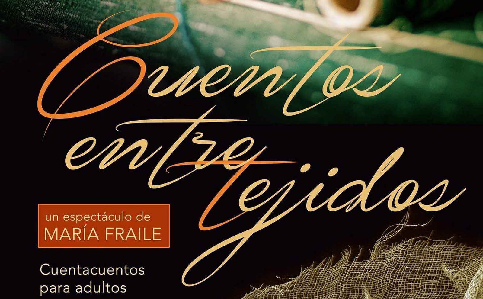 Peñaranda acoge el estreno nacional del espectáculo de narración oral de María Fraile ‘Cuentos entretejidos’