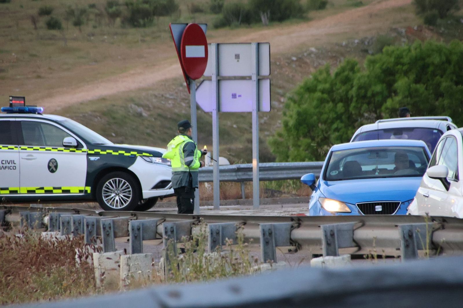 Salida de vía Aldeatejada