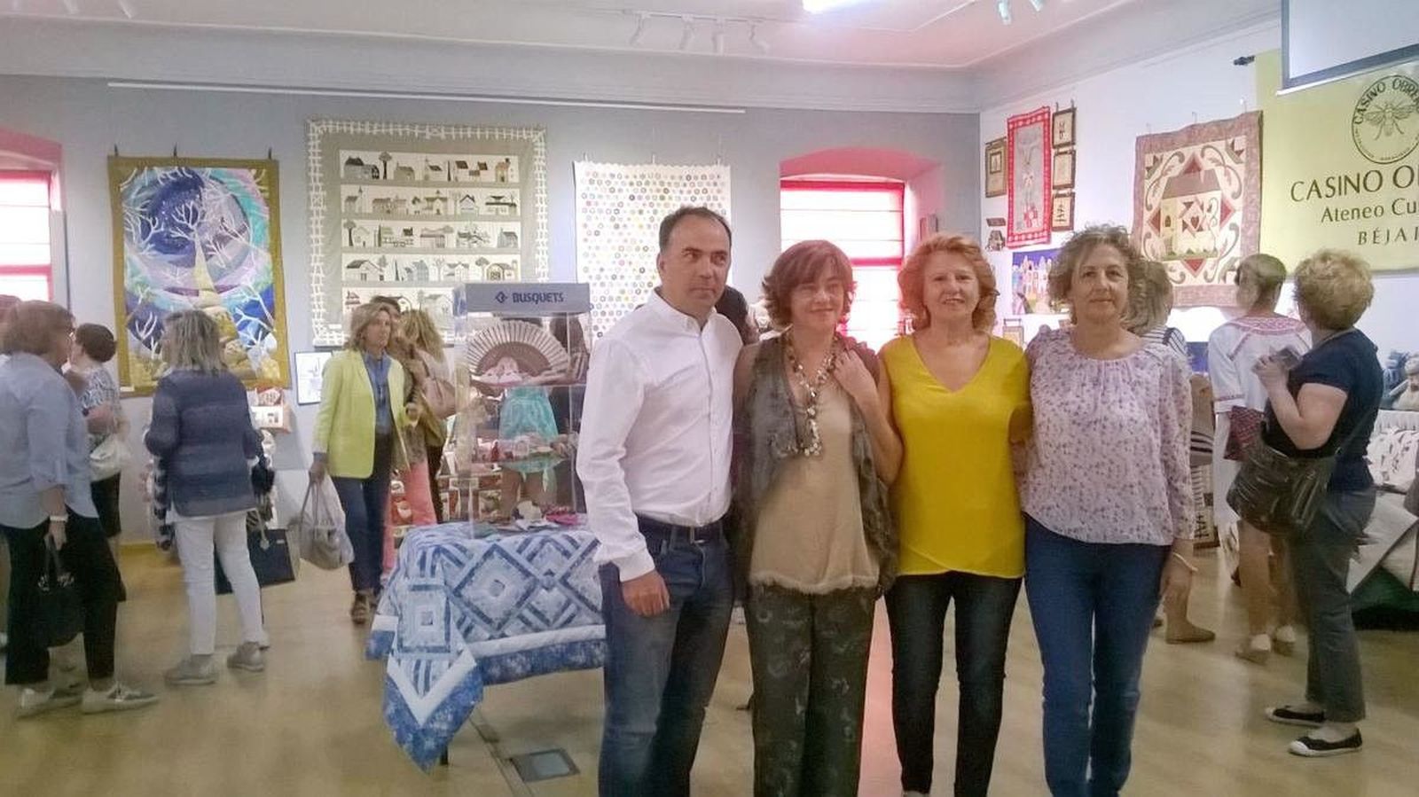 El Casino Obrero acoge una exposición de patchwork y costura creativa