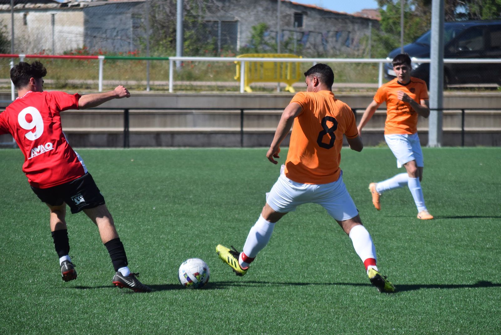 Un instante del Atlético Zamora - CD Santa Croya