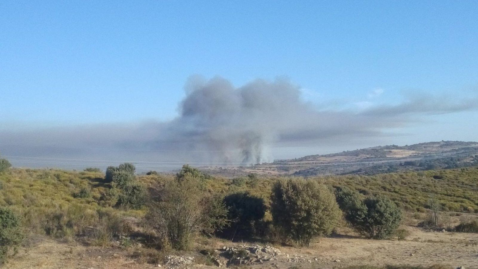Incendio en Las Arribes
