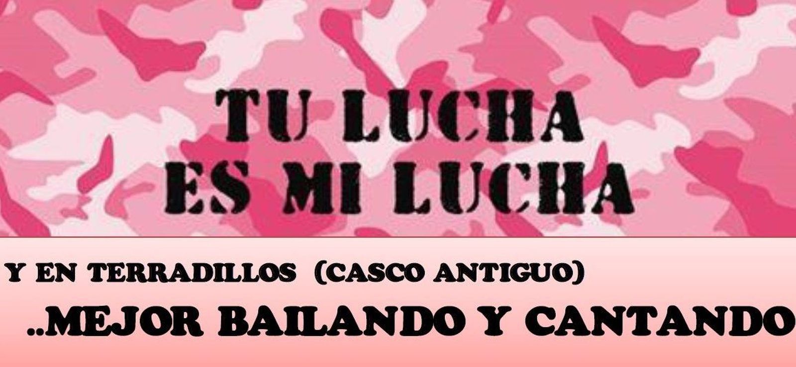 Terradillos se suma bailando y cantando a la lucha contra el cáncer de mama