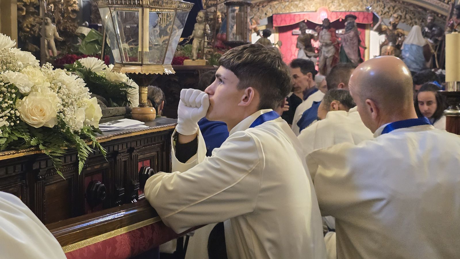 Acto del Descendimiento suspendido en Salamanca