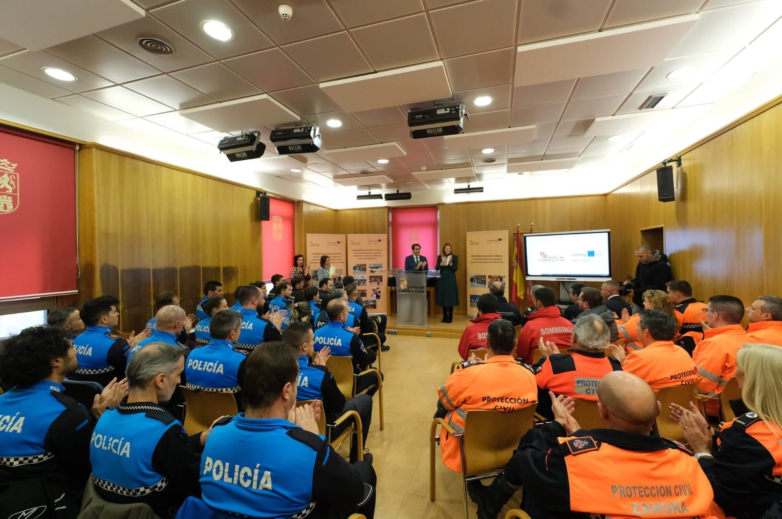 Más de 250 profesionales y voluntarios de Castilla y León participan en cursos de Protección Civil y Emergencias