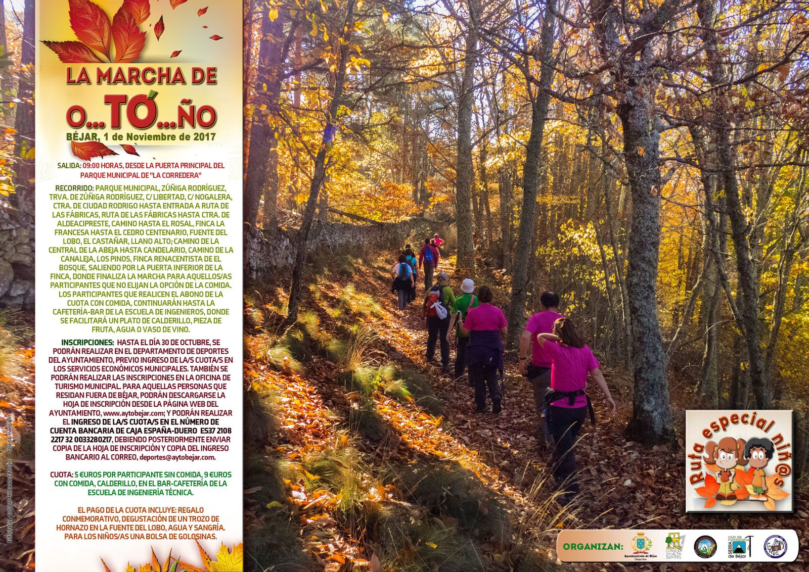 Marcha de Otoño el 1 de noviembre en Béjar