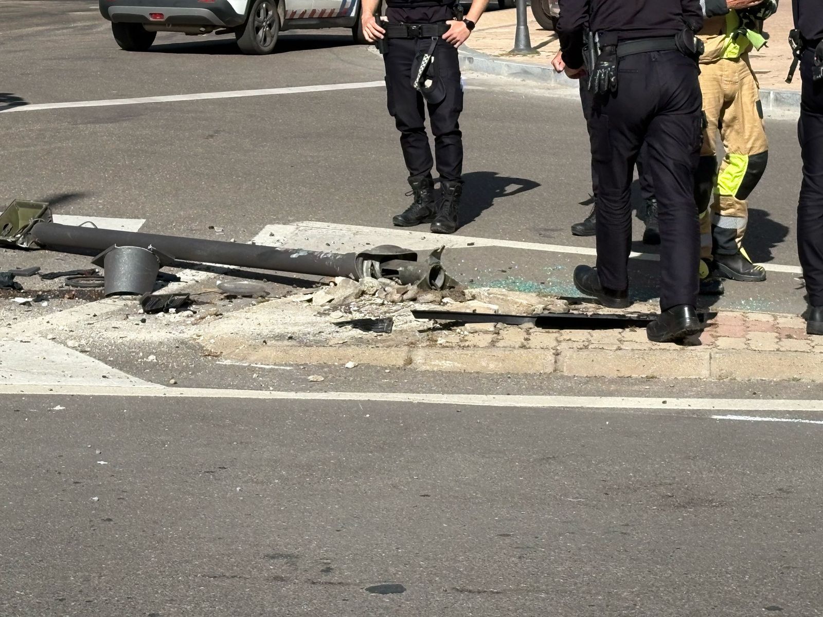 Grave accidente en las  Tres Cruces.