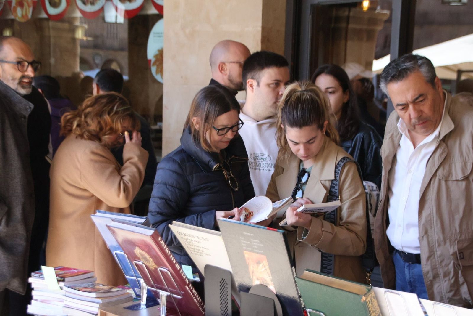 Feria del Libro en la Plaza Mayor de Salamanca