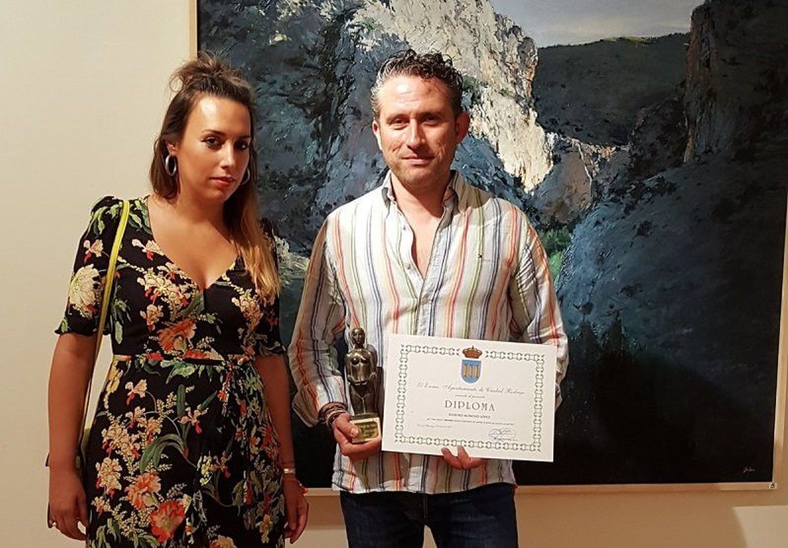 El vallisoletano Isidoro Moreno recoge el premio de artes plásticas Celso Lagar