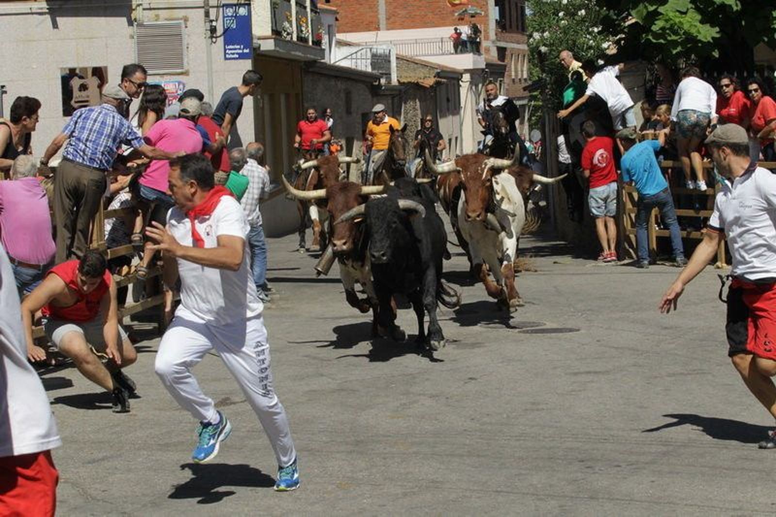 Segundo encierro a caballo en las fiestas de Lumbrales