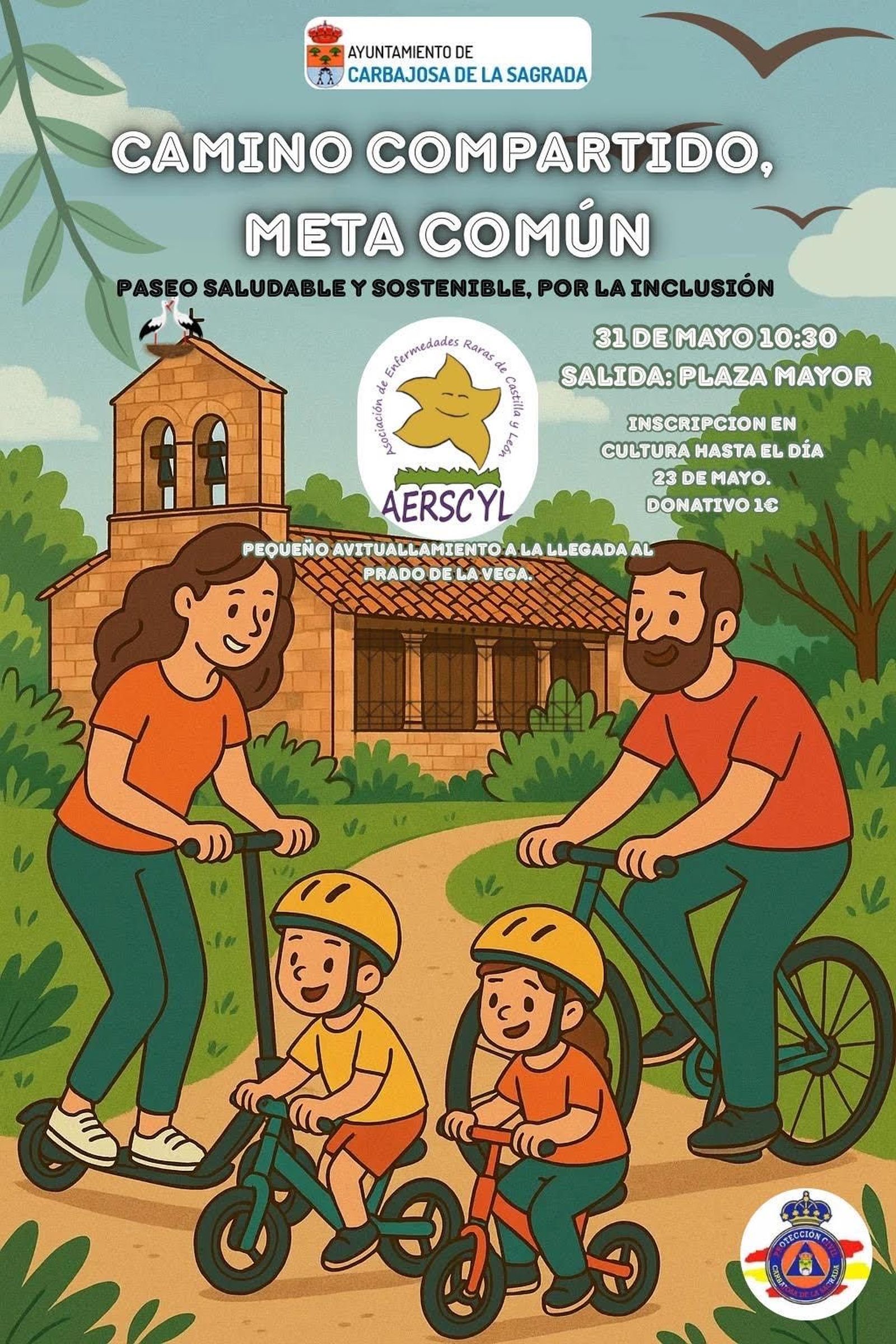 Cartel jornada de convivencia 31 de mayo
