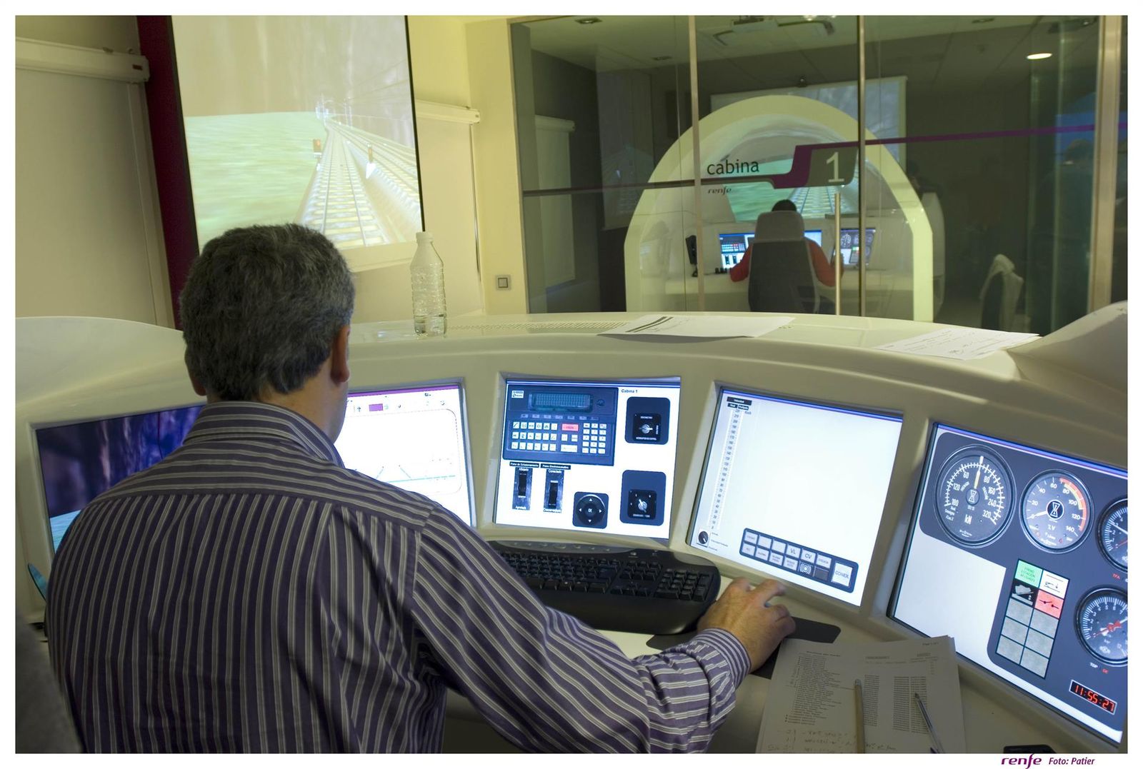 Curso de maquinista RENFE. Archivo.