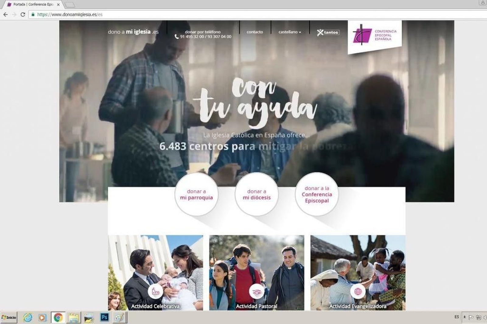 La Iglesia crea un cepillo digital para recaudar donativos a través de internet