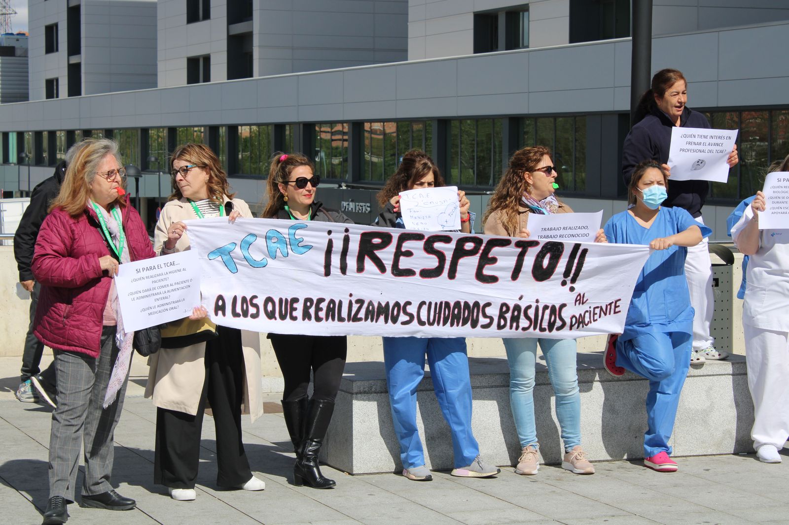 Concentración TCAE en el hospital de Salamanca