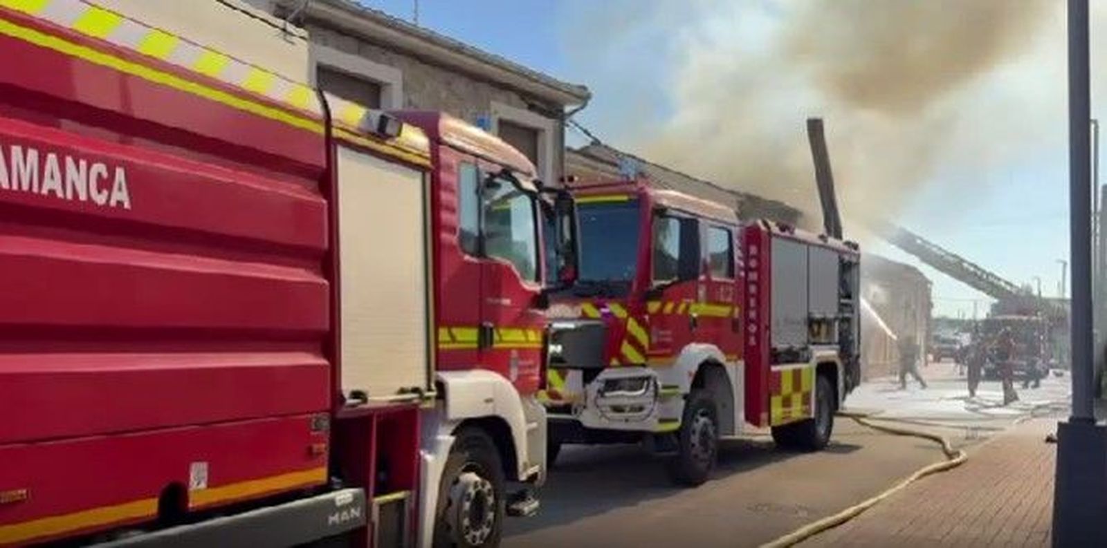 Calzada incendio viviendas