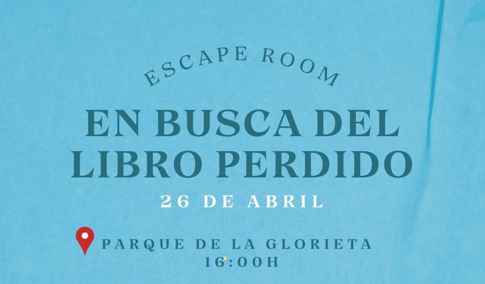 Cartel Scape Room Feria del Libro en Ciudad Rodrigo. Foto cartel Ayto. Ciudad Rodrigo