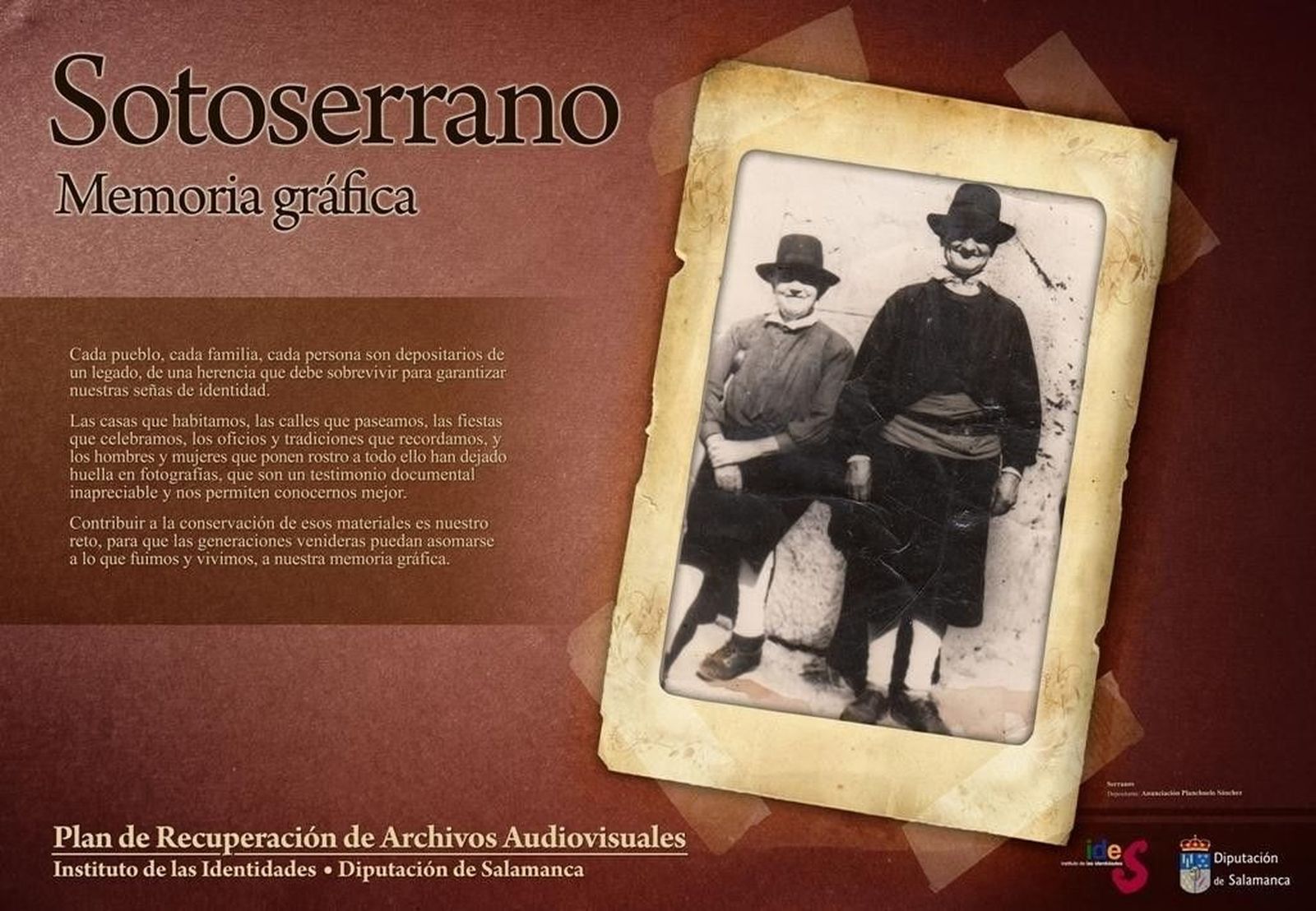 El patrimonio gráfico familiar, estrella de la exposición organizada por el Instituto de las Identidades