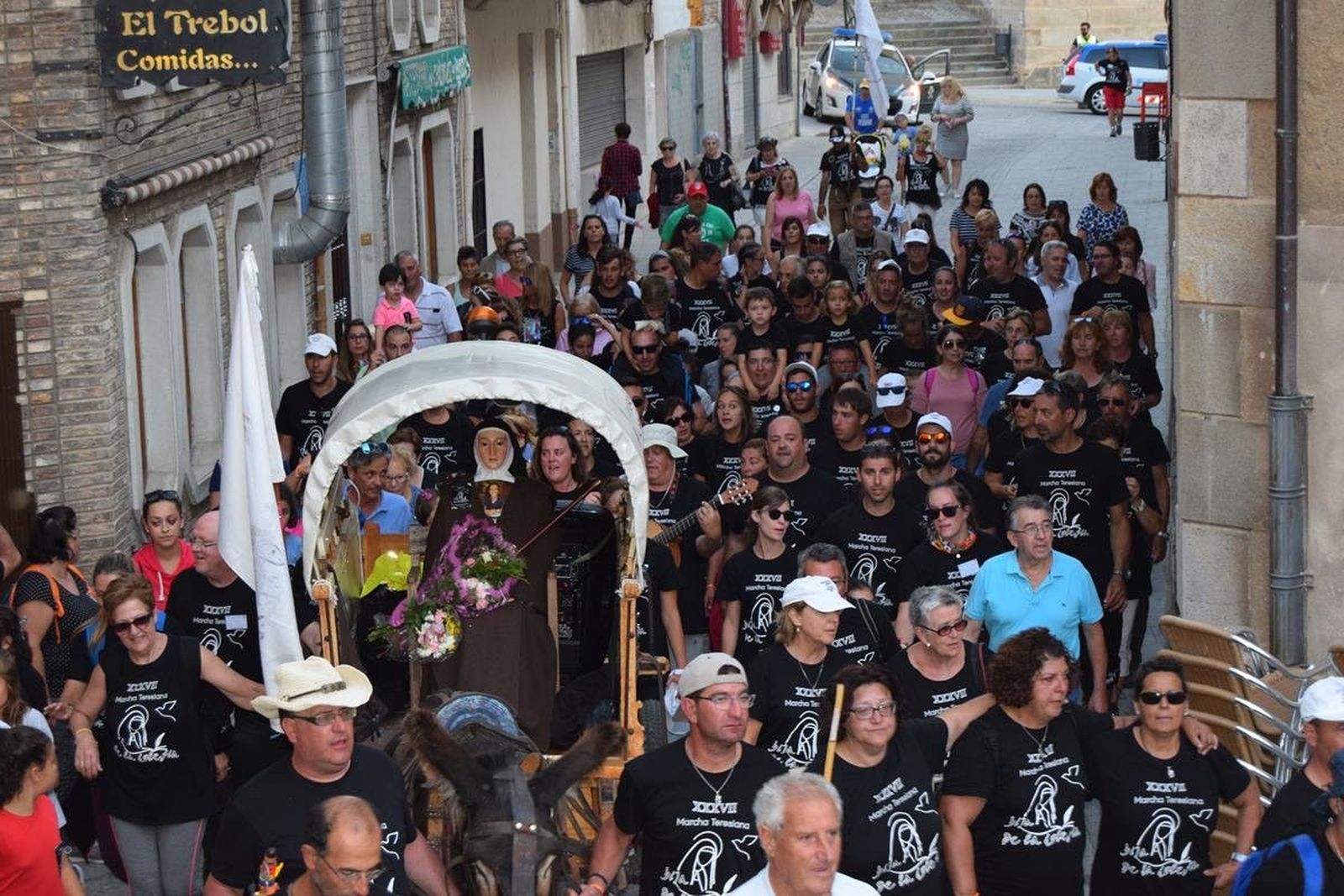 La marcha teresiana culmina con éxito en Alba de Tormes