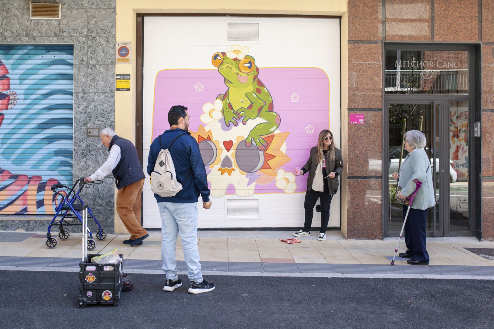 Imagen ganadora del Concurso de Fotografía Galería Urbana Barrio del Oeste 2025