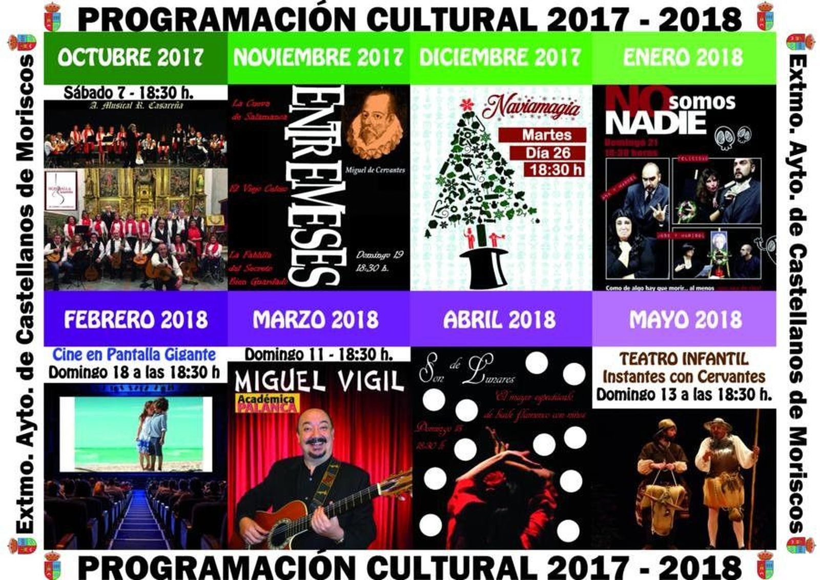 La programación cultural de Castellanos de Moriscos del curso 2017/18 da el pistoletazo de salida